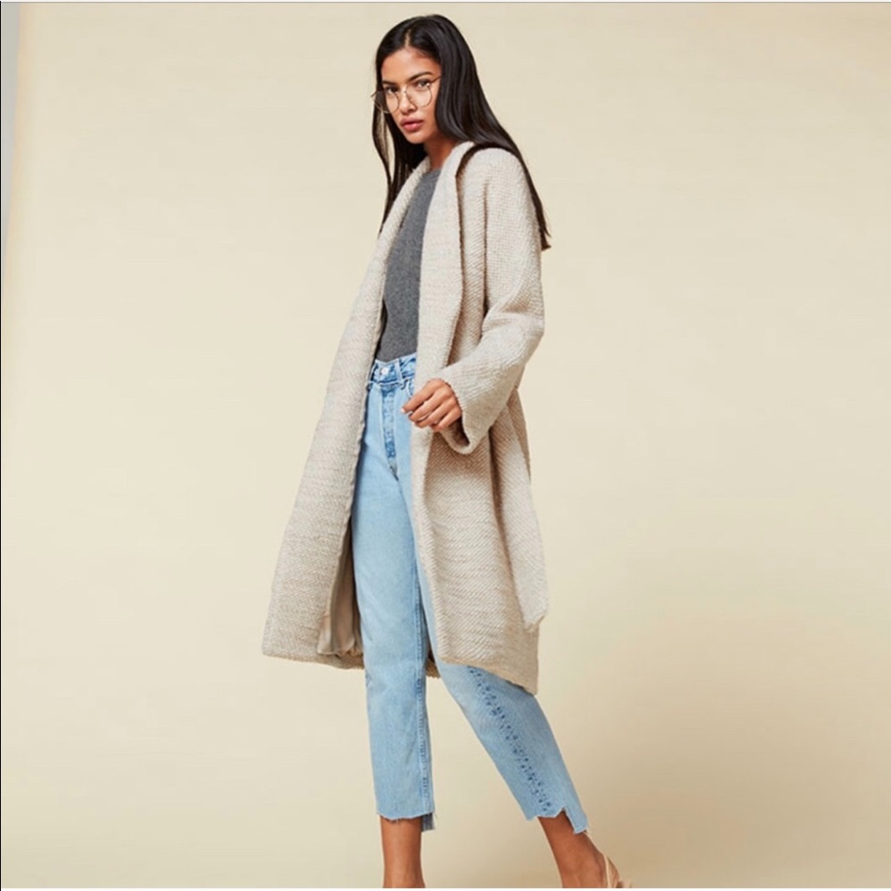 Reformation wool sable Coat